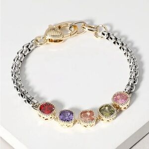 Elegant Multicolor Gemstone Bracelet| NWOT